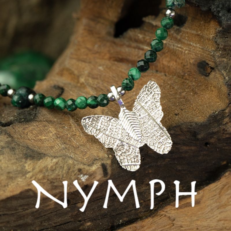 Nymph Spirit Gemstone Necklace Set - Forest Spirit