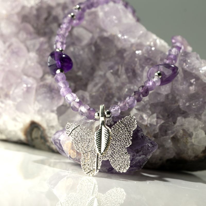 Nymph Spirit Gemstone Necklace Set - Full Moon