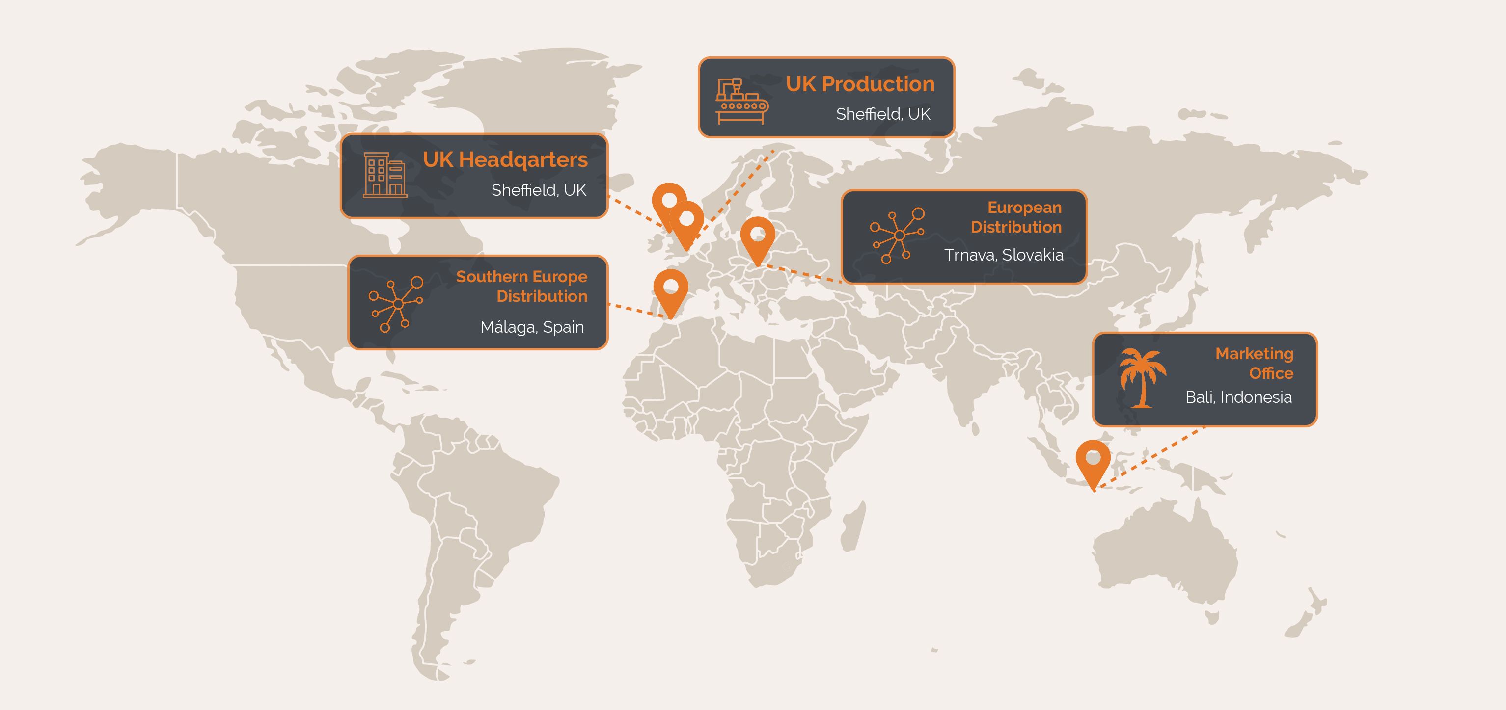 about us  map