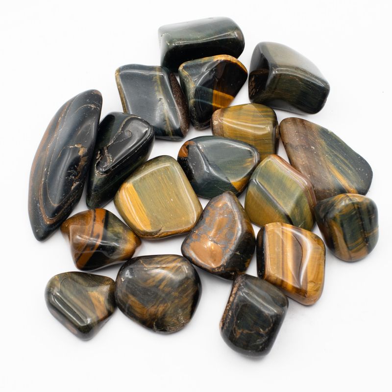 18 XL Tumble Stones - Tigers Eye - Multi