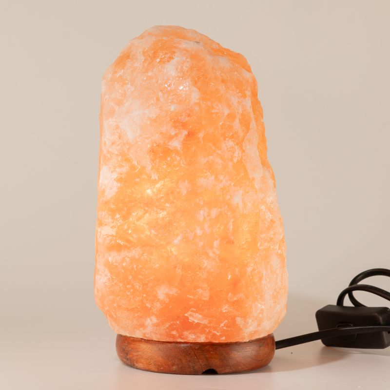 Quality Natural Salt Lamp - & Base apx 3-5kg