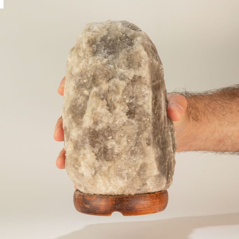 Grey Himalayan Salt Lamp - 1.5 - 2kg