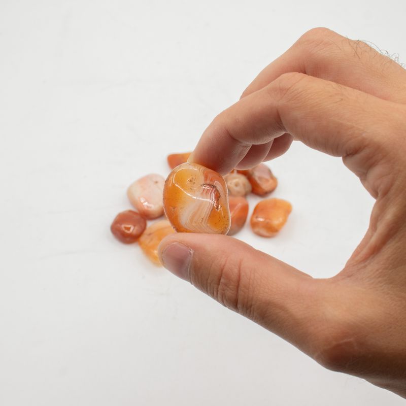 Medium African Tumble Stones - Carnelian Agate - Mozambique
