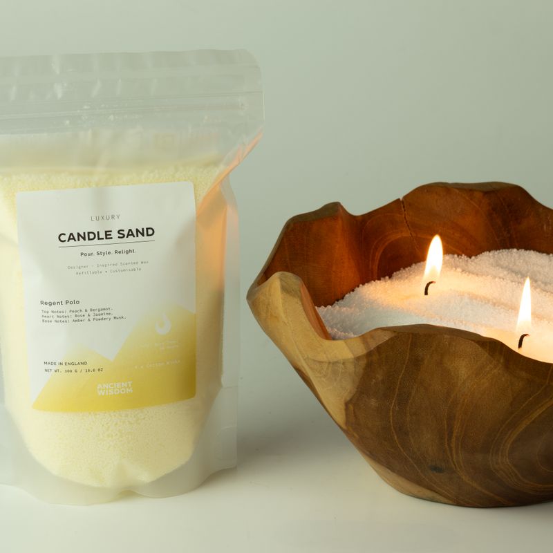 Fragranced Candle Sand - White - Starlight Elixir - 300g
