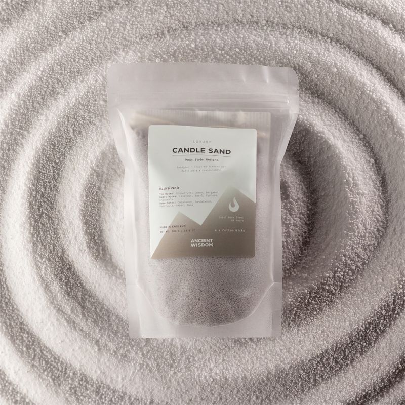 Scented Candle Sand - Starter of 44 Packs and Stand