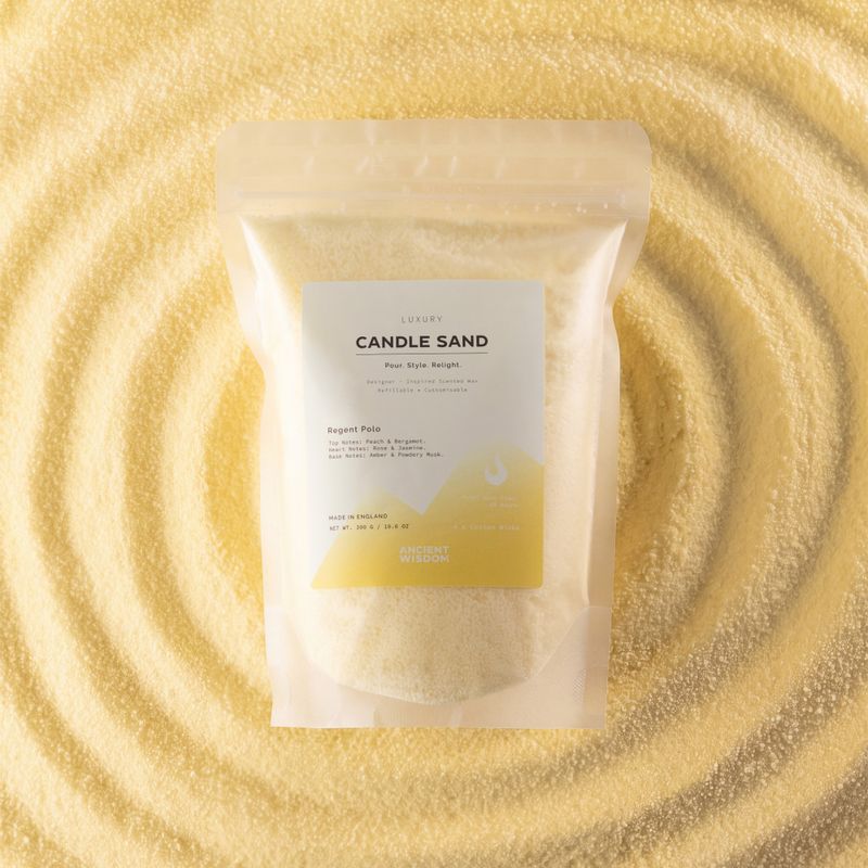 Scented Candle Sand - Starter of 44 Packs and Stand