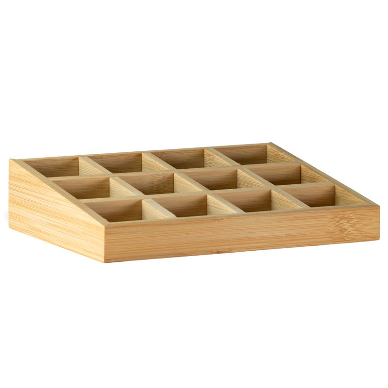 Bamboo Tapered 12 Box Display 24x18x5cm