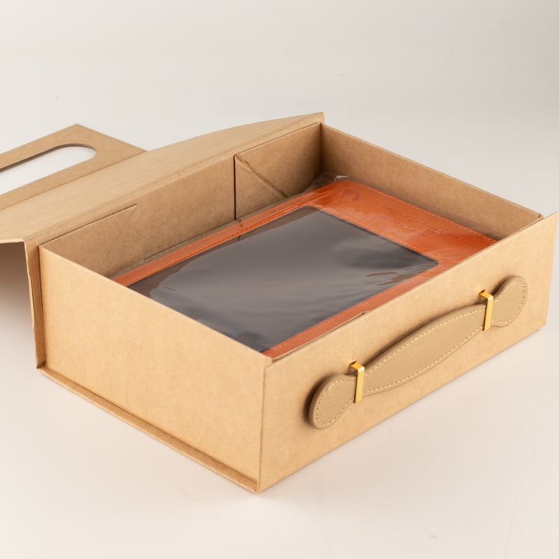 Flat Pack Gift Box - Med Hamper (24x18.2x8cm) - Brown Craft