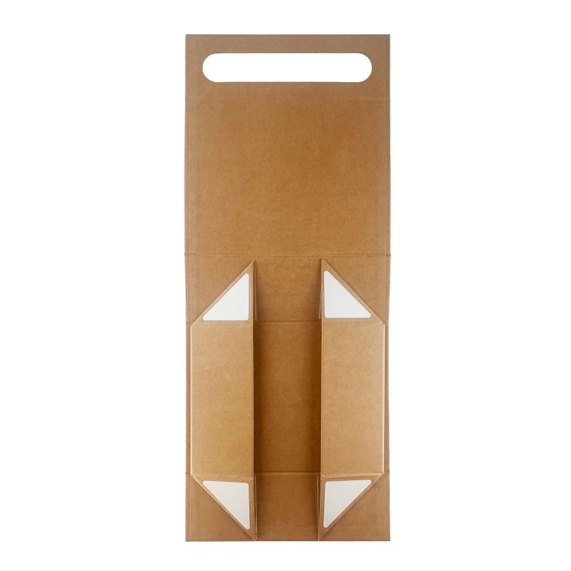 Flat Pack Gift Box - Med Hamper (24x18.2x8cm) - Brown Craft