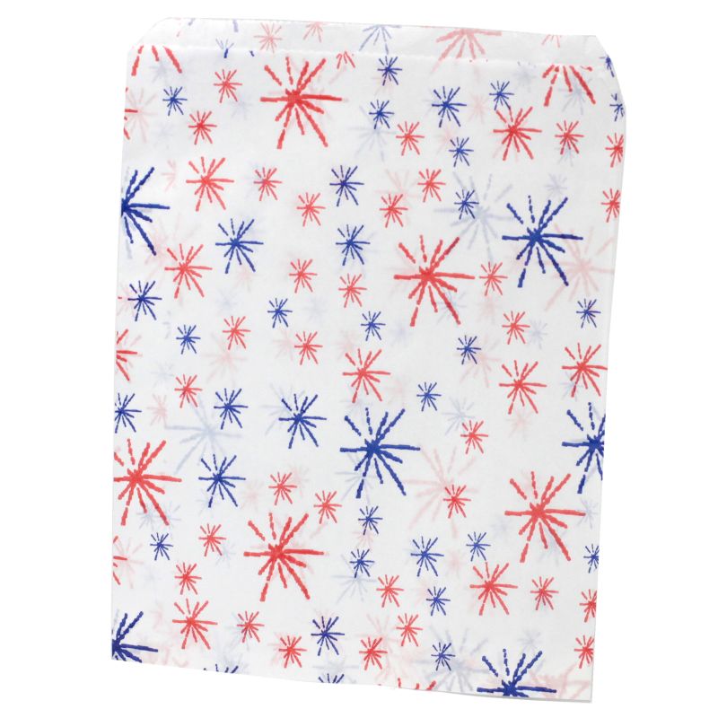 125x175 Starburst Red & Blue bags 5 x 7