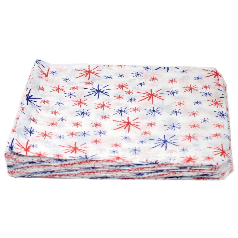 125x175 Starburst Red & Blue bags 5 x 7