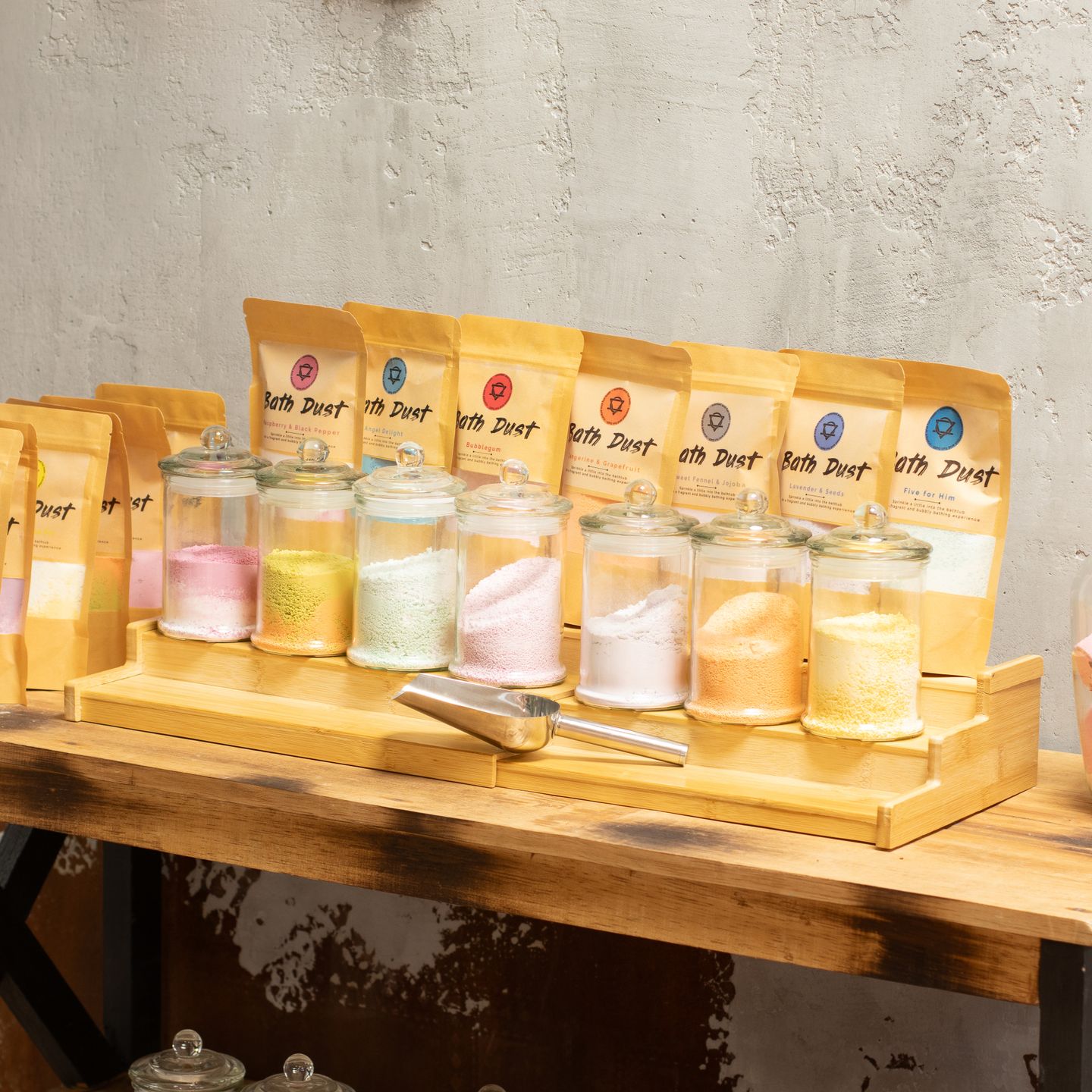 Bamboo Display Stands and Trays