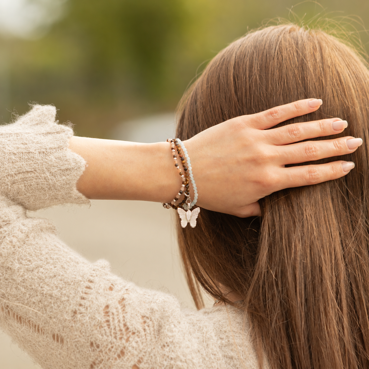 Nymph Spirit Gemstone Bracelet Set
