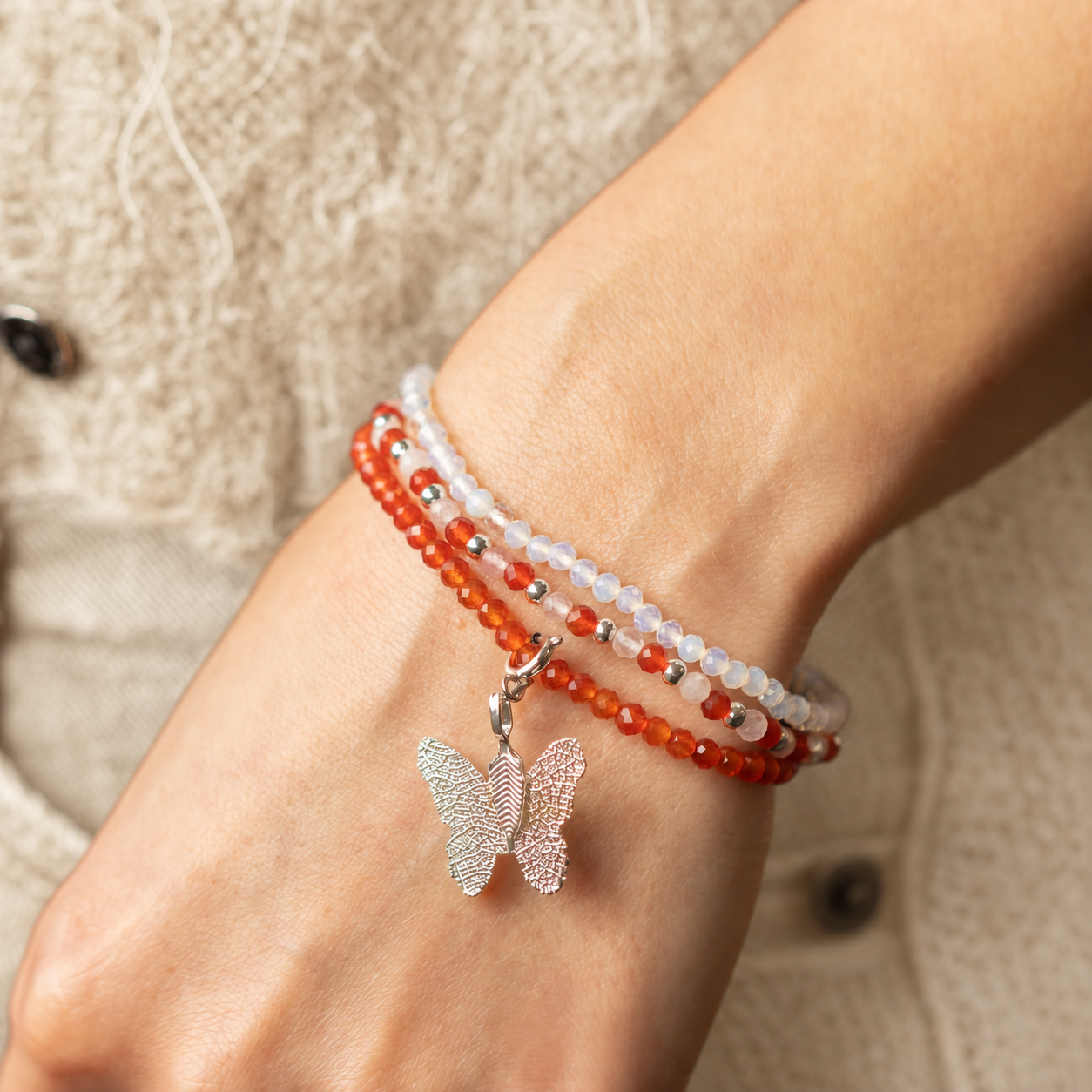 Nymph Spirit Gemstone Bracelet Set