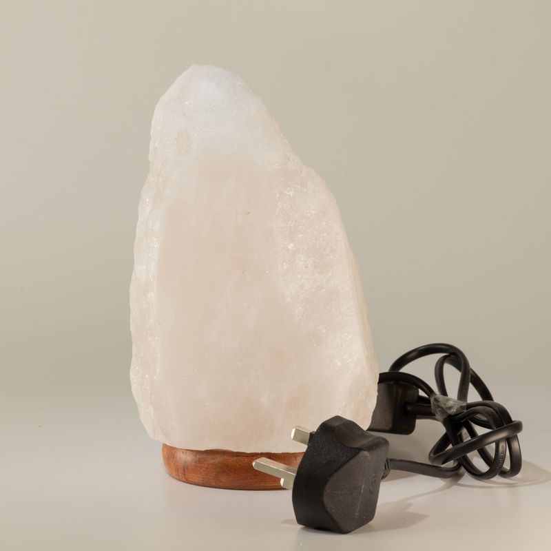 Crystal Rock Himalayan Salt Lamp & Base - Apx 2-3kg