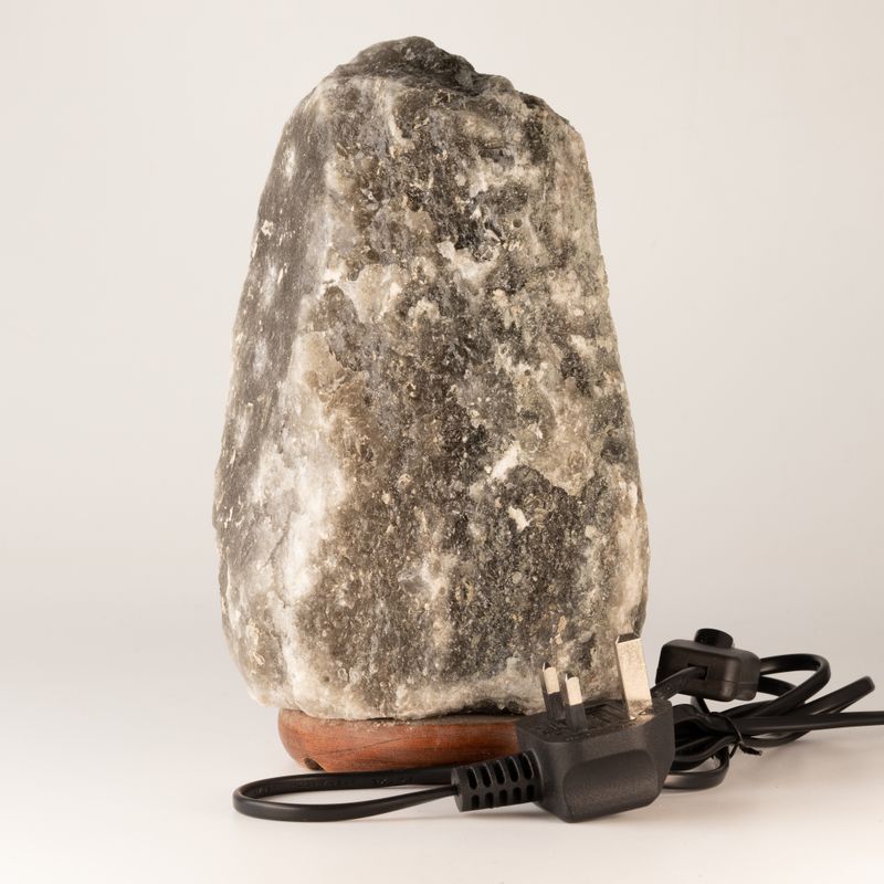 Grey Himalayan Natural Salt Lamp - 3-5kg