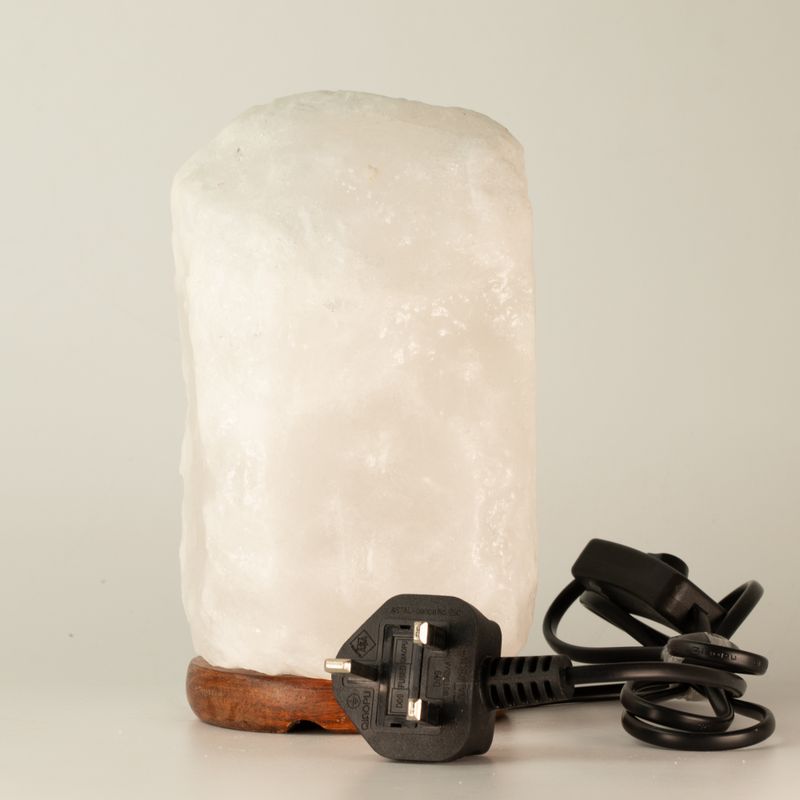 Crystal Rock Himalayan Salt Lamp & Base - Apx 3-5kg