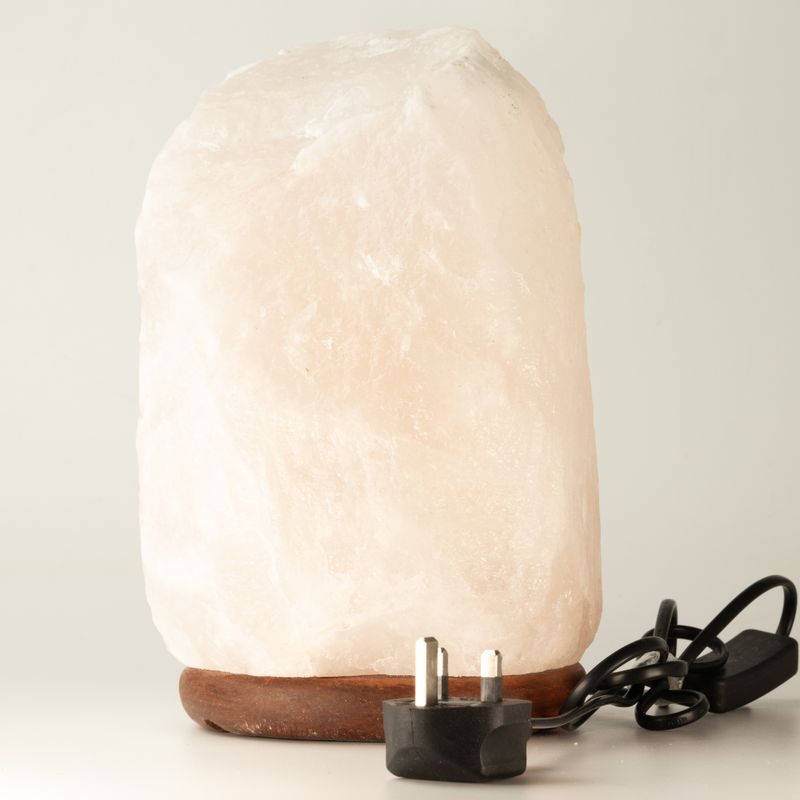 Crystal Rock Himalayan Salt Lamp & Base - Apx 8-10kg