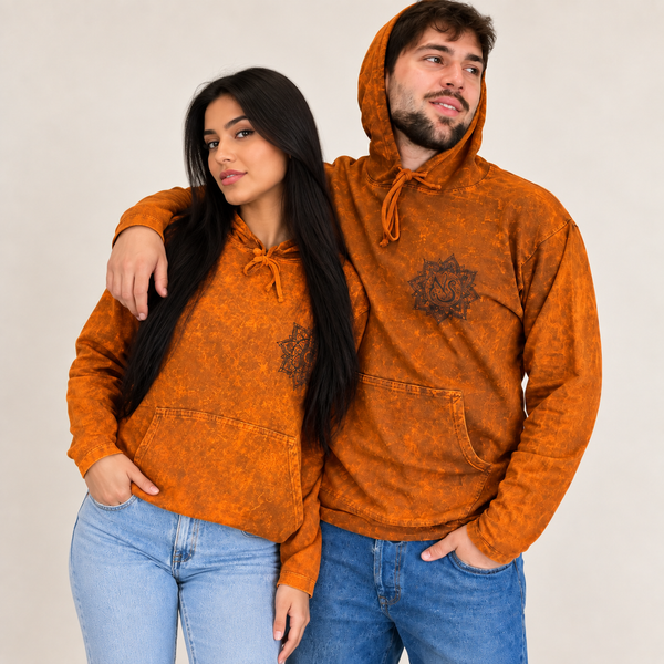 Nomad Sari – Stone Washed Hoody Shirts with Kangaroo Pocket.