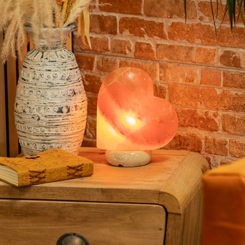 Crafted Salt lamp - Heart