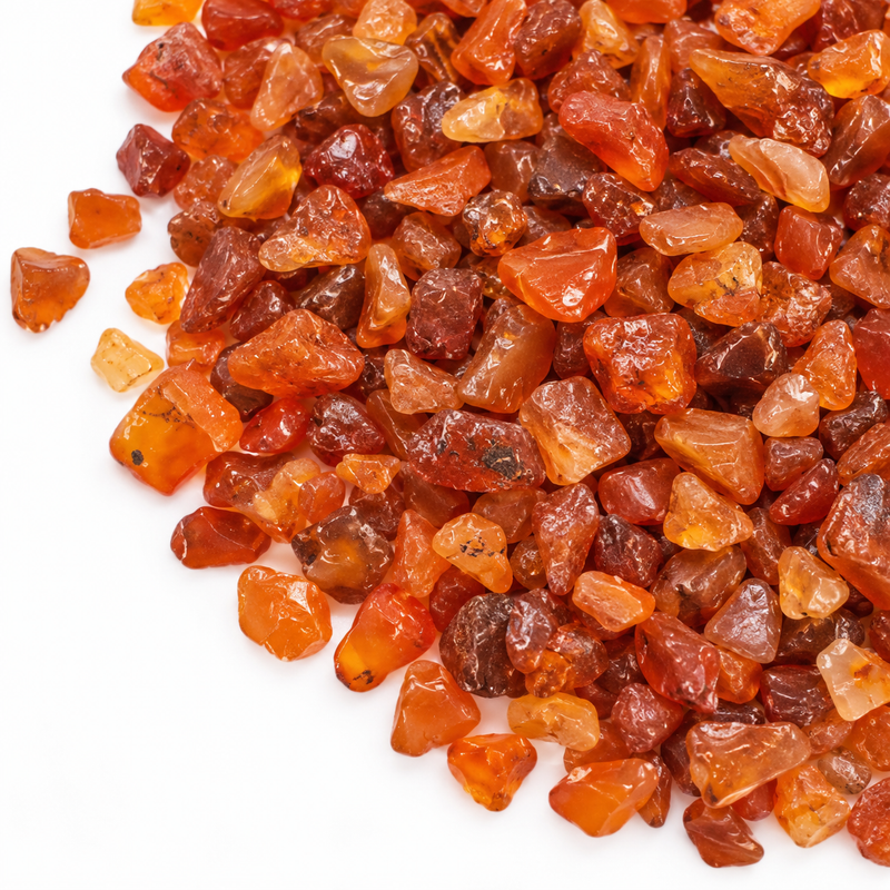 Carnelian Gemstone Chips Bulk - 1KG