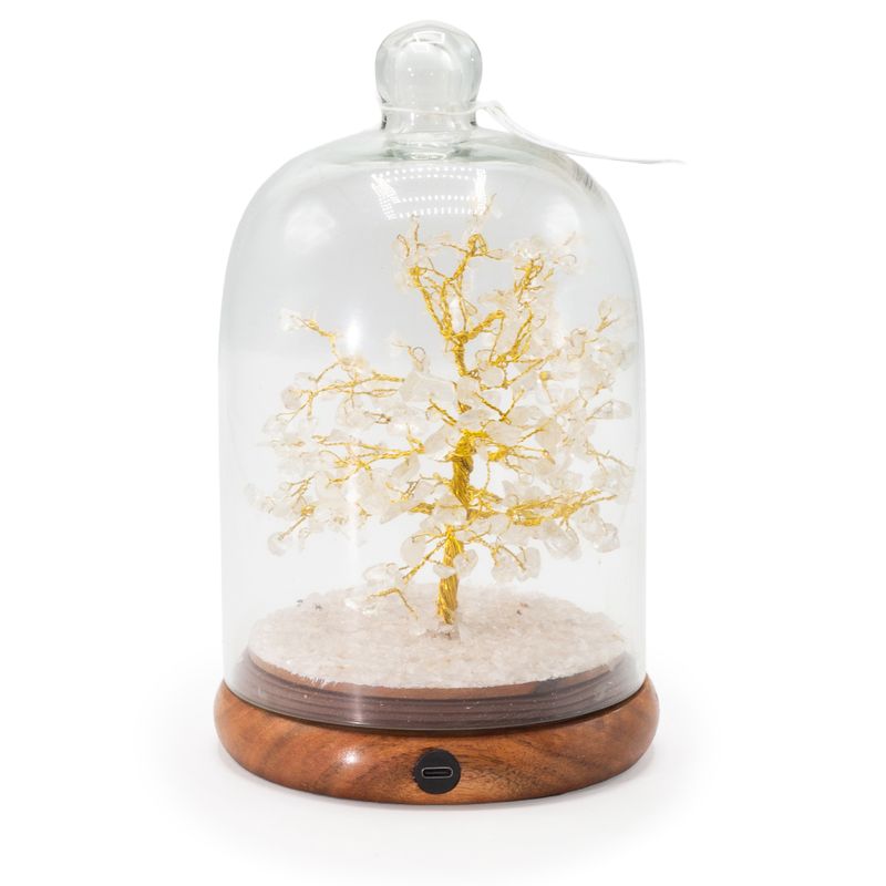 Gemstone Dome Garden - Quartz Crystal & LED lights - 200 chipstones