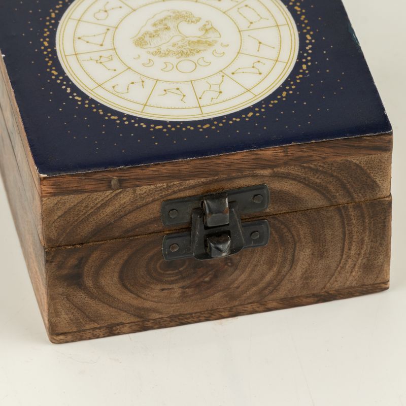 Small Enamelled Box - Aquarius