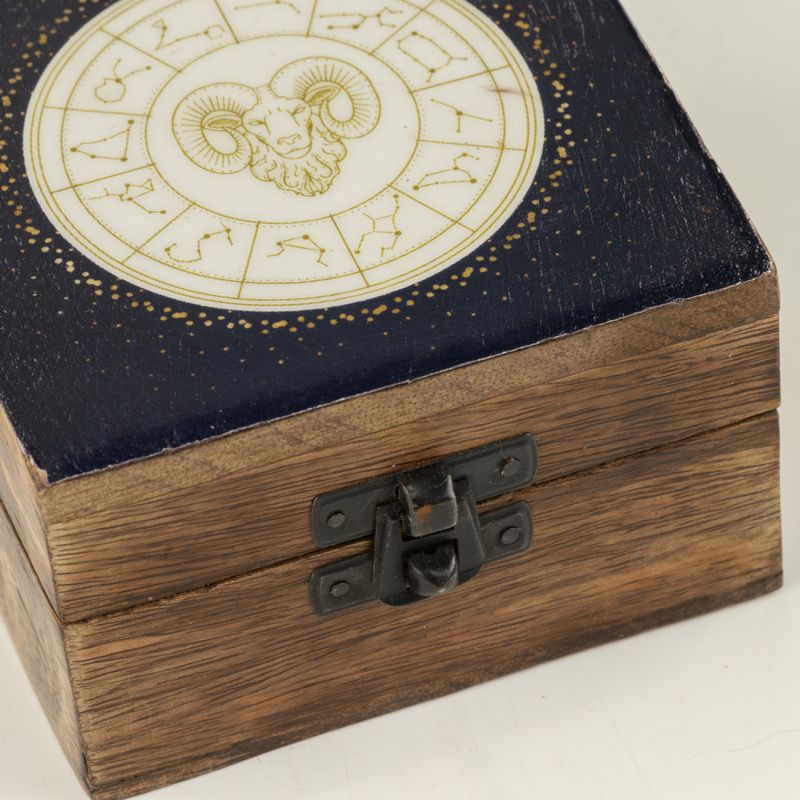 Small Enamelled Box -  Aries