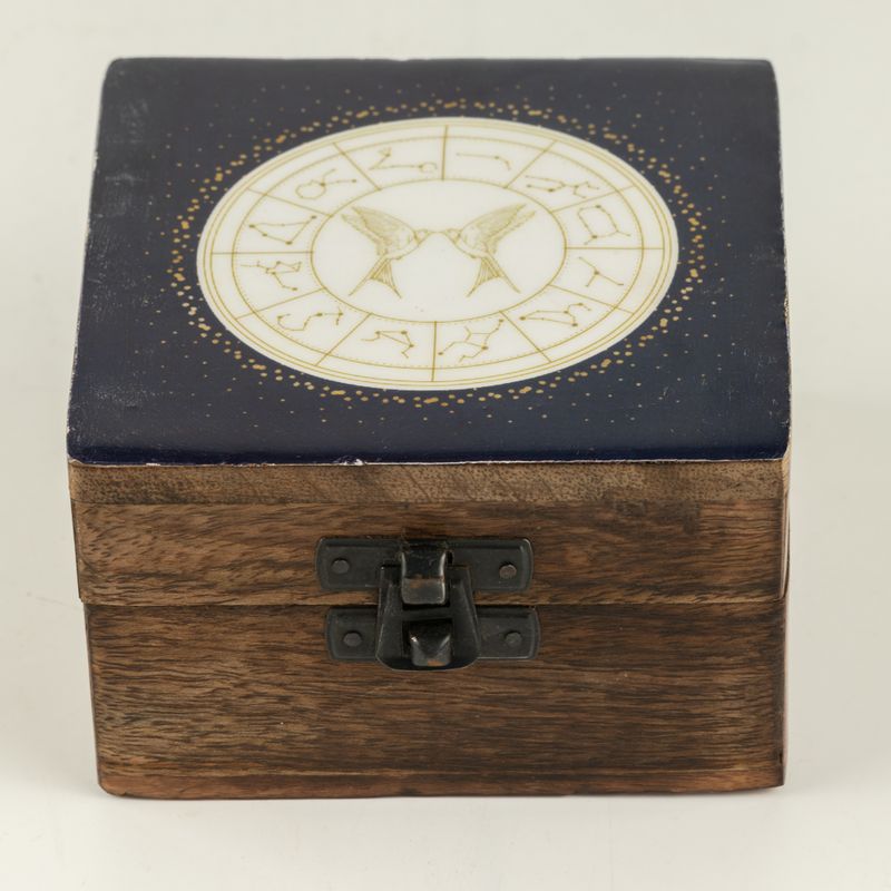 Small Enamelled Box -  Gemini