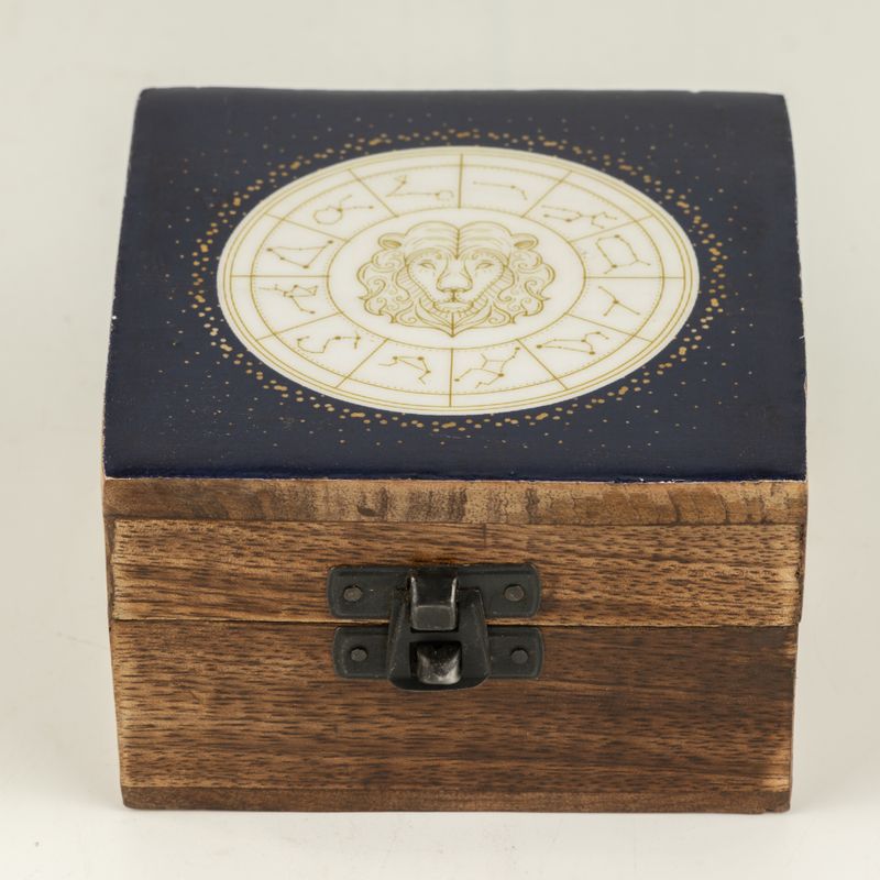 Small Enamelled Box - Leo