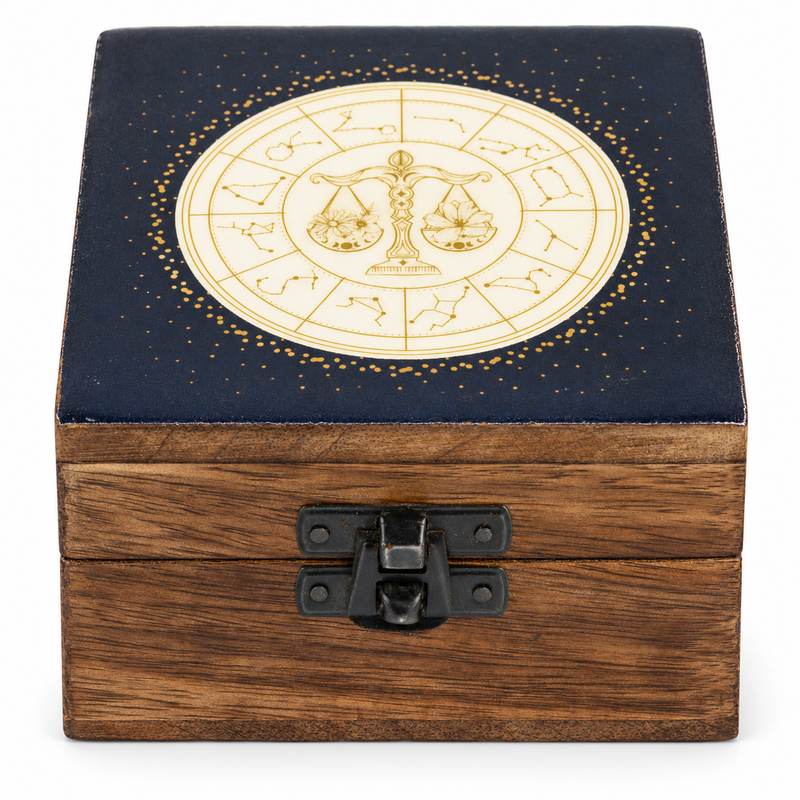 Small Enamelled Box - Libra