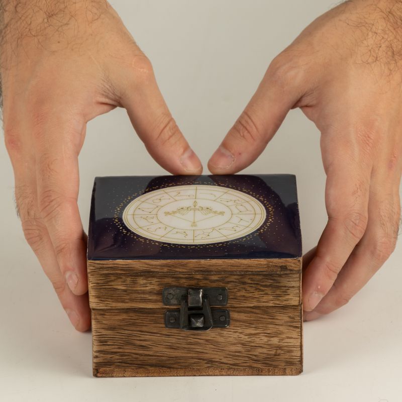 Small Enamelled Box -  Sagittarius