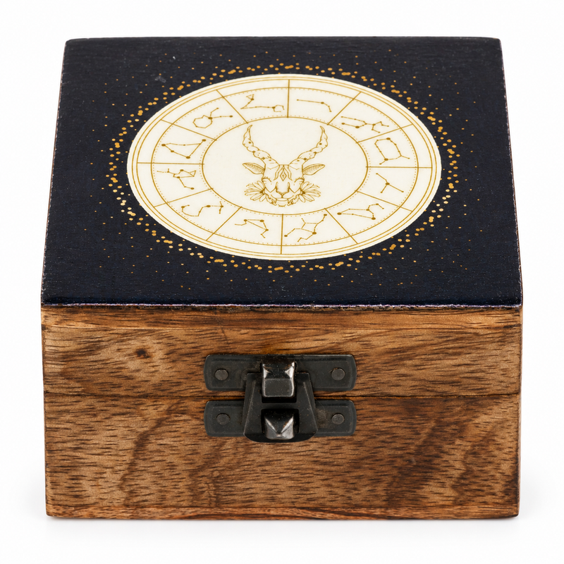 Small Enamelled Box  - Capricorn