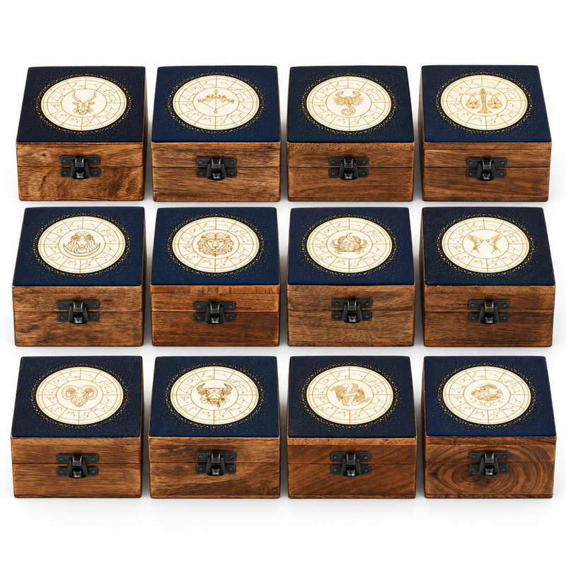 Zodiac Small Enamelled Boxes Starter Pack