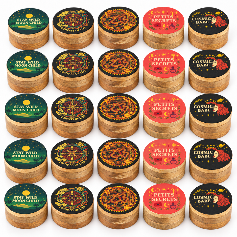 Round Enamelled Boxes Starter Pack