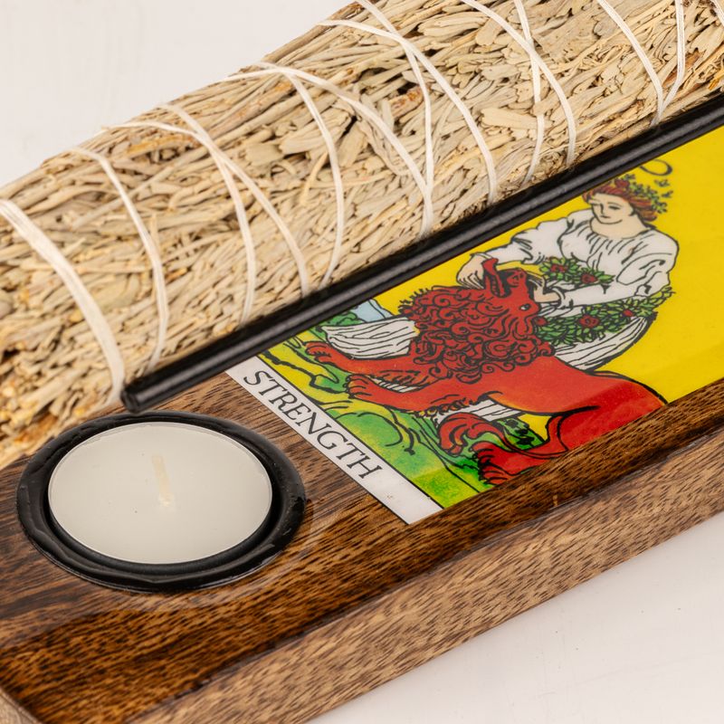 Large Sage Stick Heater Enamelled - Strength