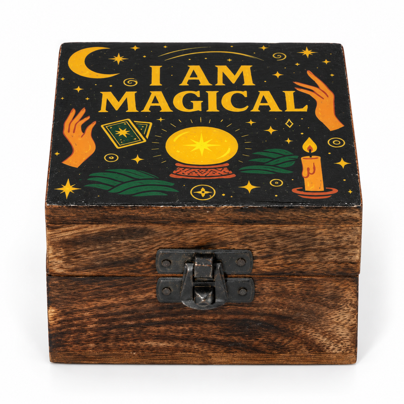 Small Enamelled Box  - I am Magical