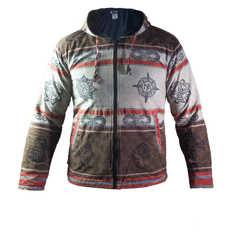 Nomad Sari Himalayan Soul Jacket - Stone Mandala - Medium