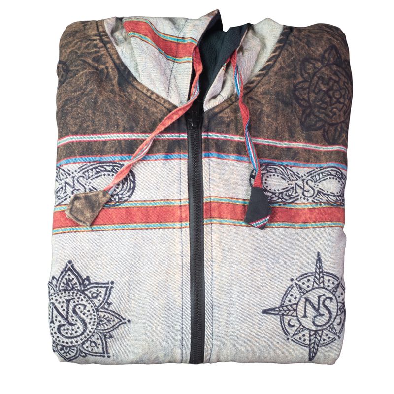 Nomad Sari Himalayan Soul Jacket - Stone Mandala - Medium