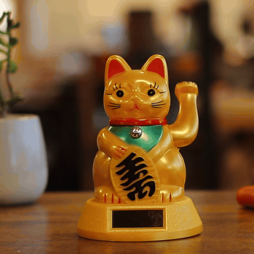 Solar Powered Money Cat