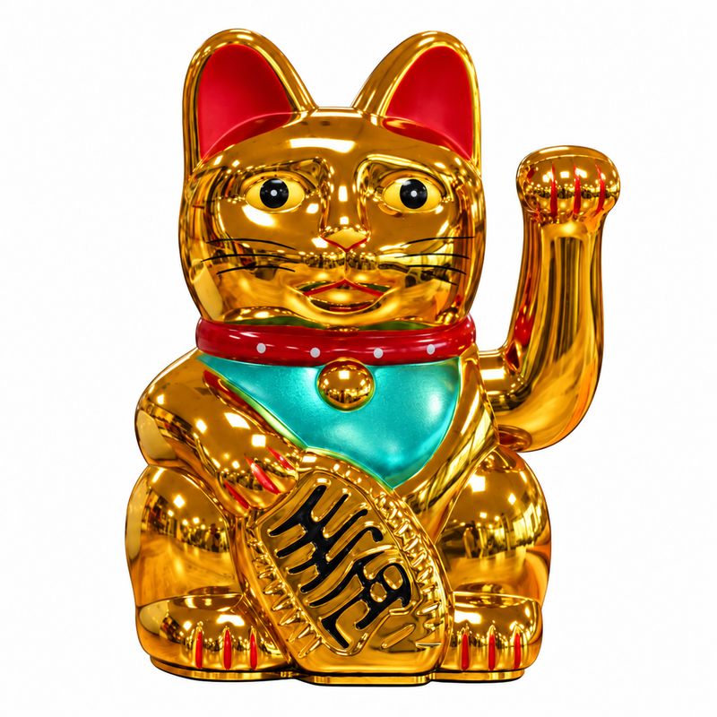 Very Gold Money Cat - 15cm