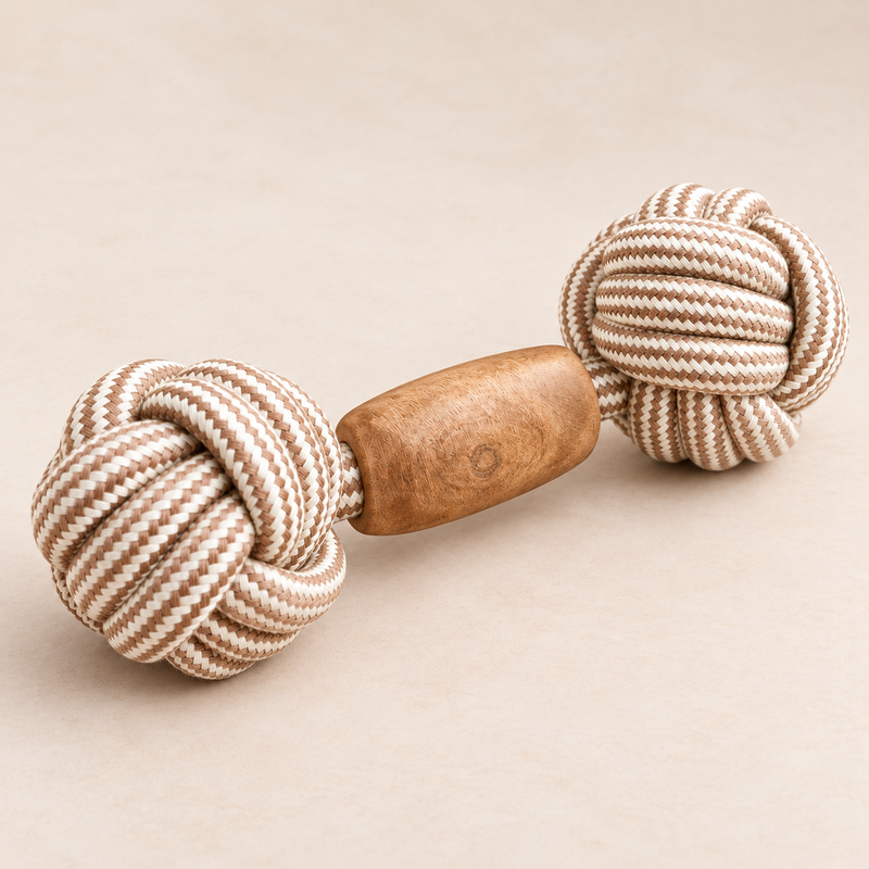 PAW Toys - Coffee Wood Chew - Double Trouble Tug