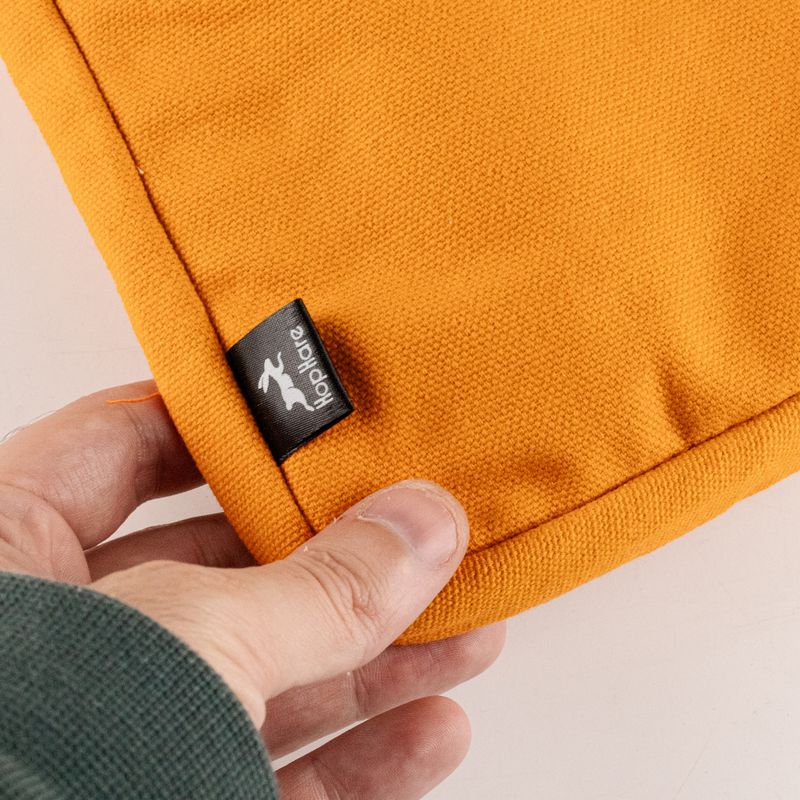 Canvas Travel Laptop Pouch - Orange