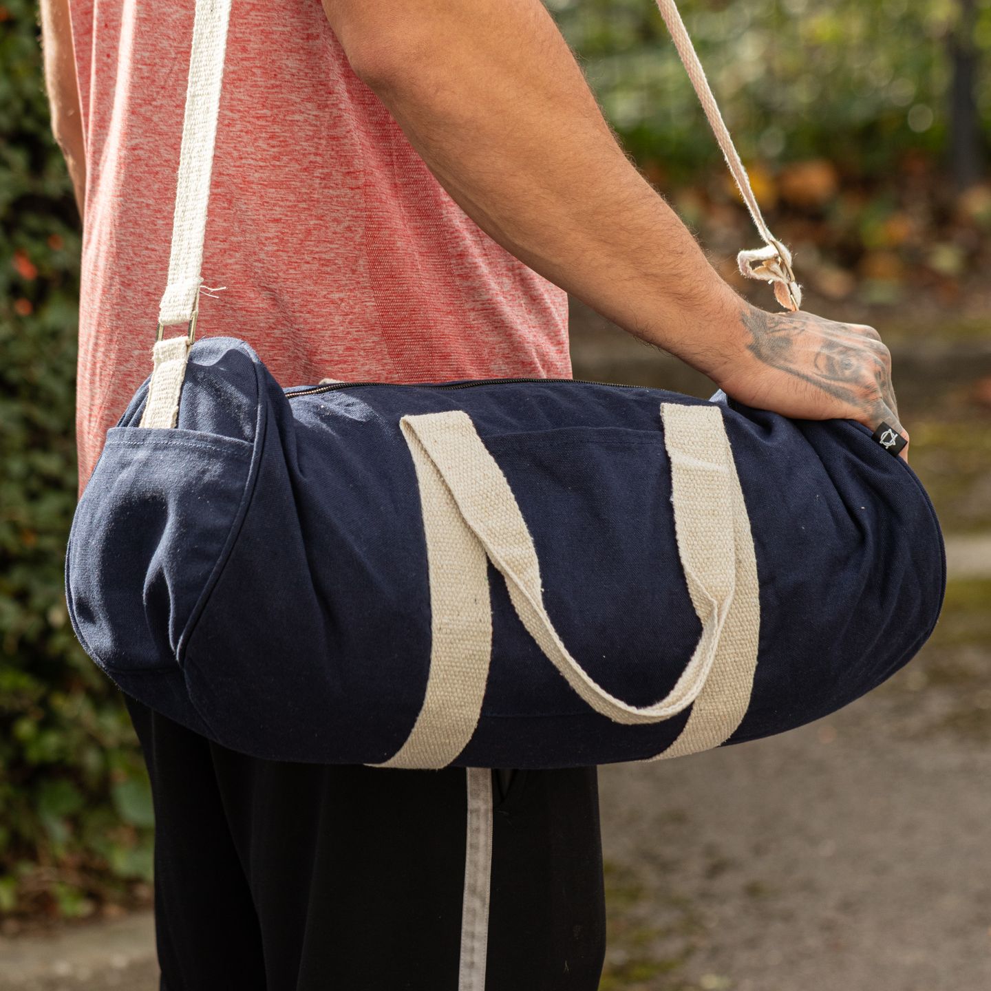 Cotton Canvas Gym Bags