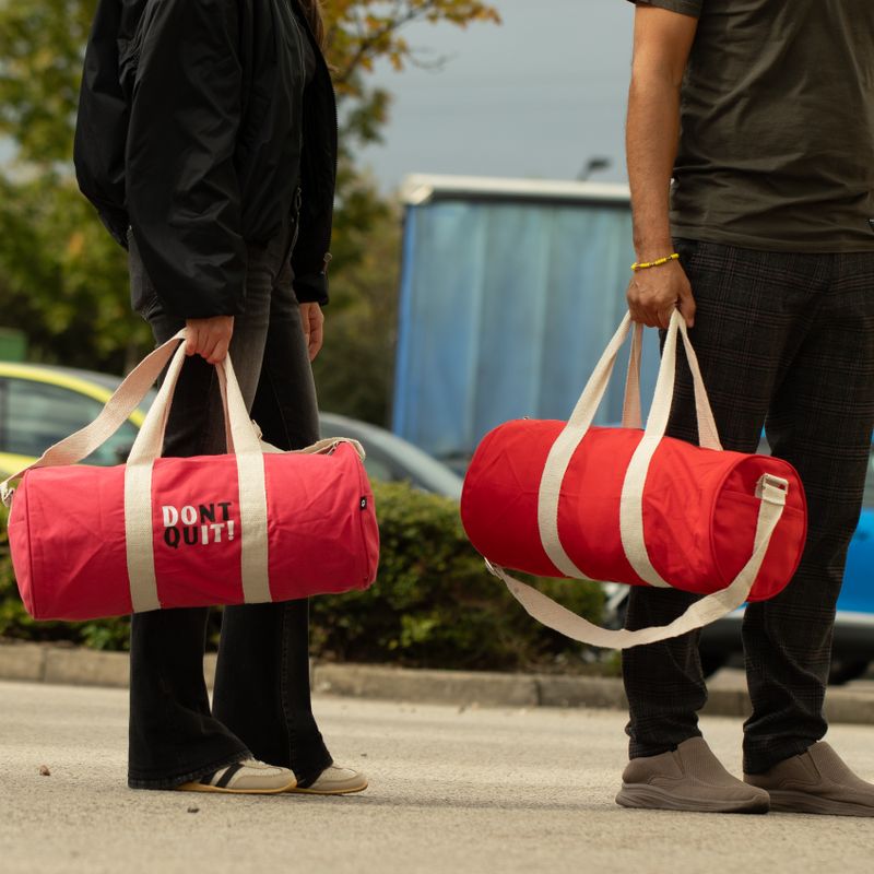Cotton Canvas Gym Bags – Don’t Quit Gym Bag Starter Pack
