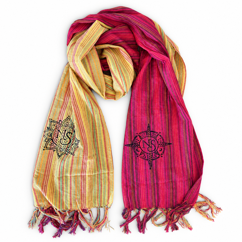 Nomad Sari Travel Blessing Scarves Starter Pack – 72 Scarves + FREE Display Stand
