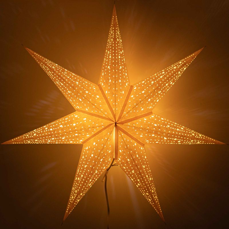 Star Lamp - Calm Cream - Seven Point - 60cm