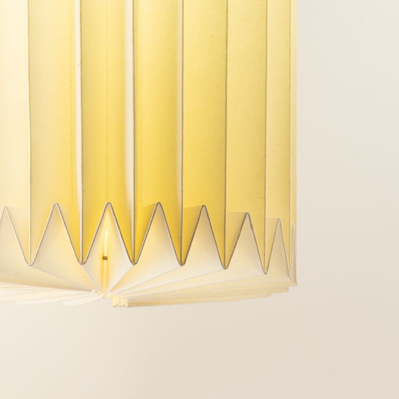 Scandinavian Pleated Paper Sconce