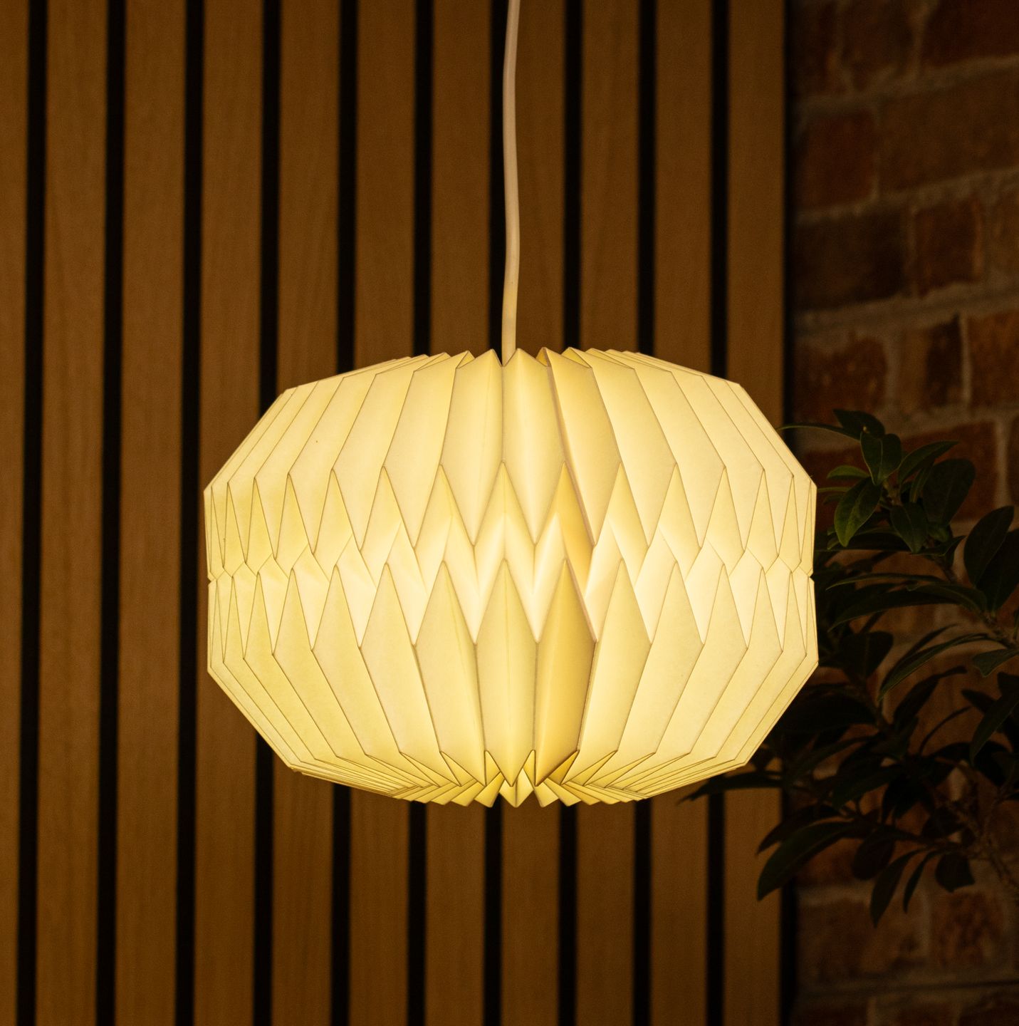 Geometric Paper Lamp Shade