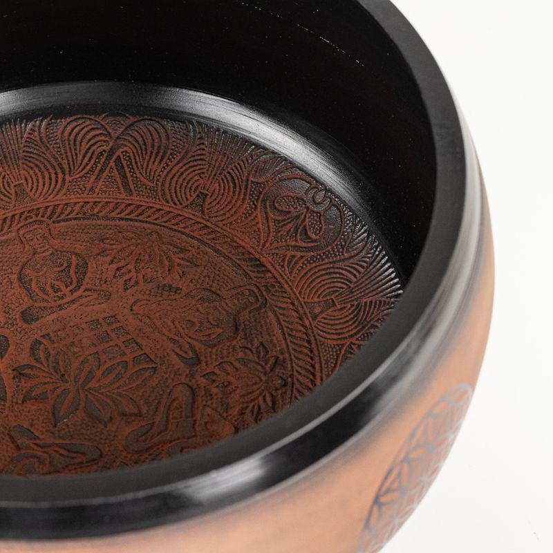 Huge Singing Bowl - Plum - 32x15cm  - Design 2